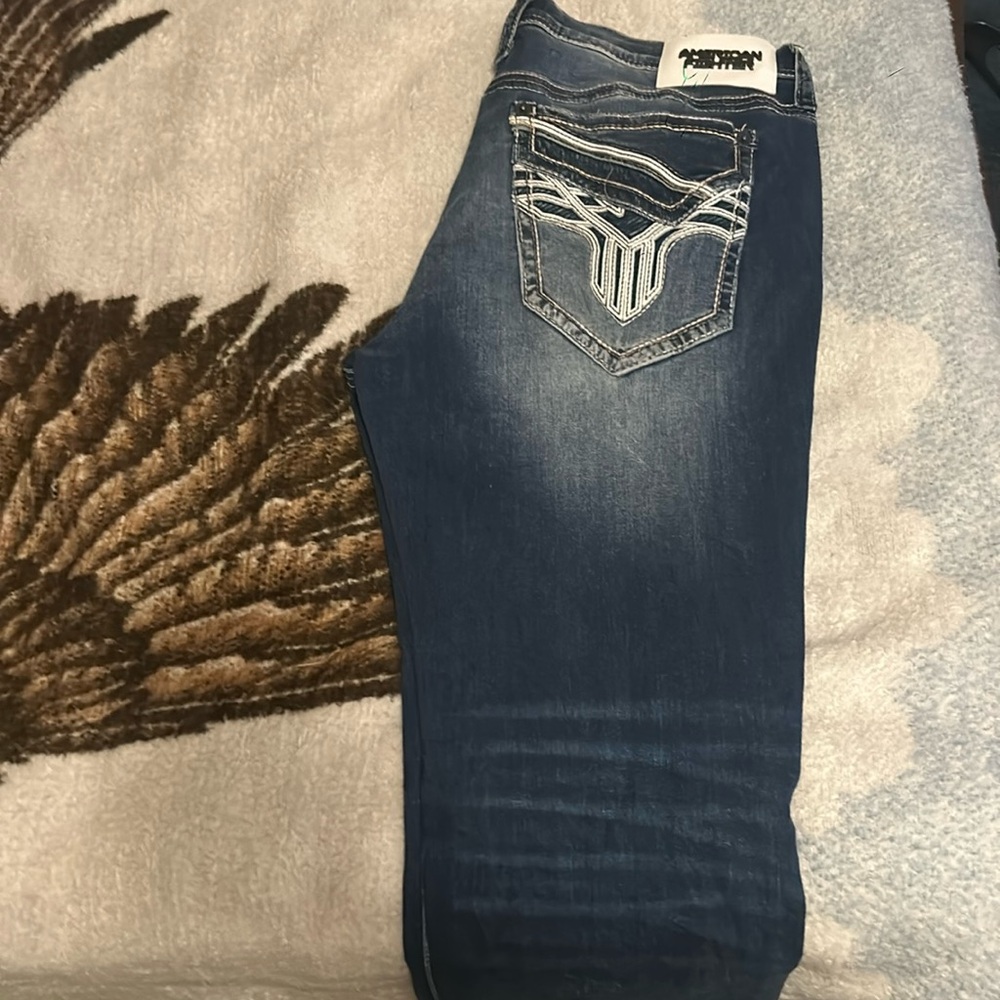 American fighter jeans